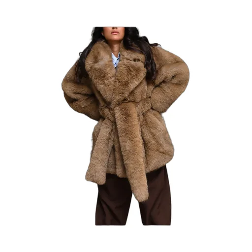 Madison - Faux Fur Midi Coat