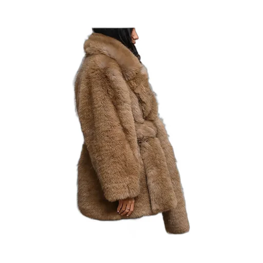 Madison - Faux Fur Midi Coat