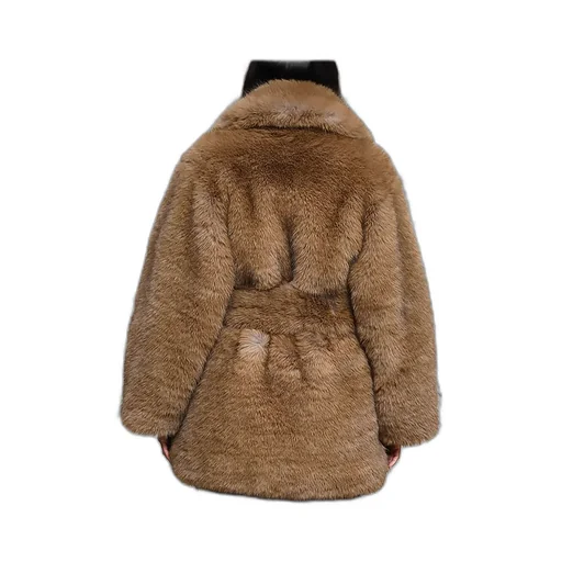 Madison - Faux Fur Midi Coat