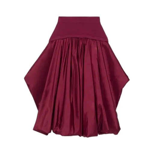 Corinn Taffeta Midi Skirt