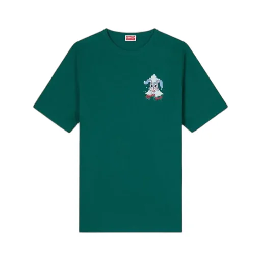 T-Shirt In Cotton Kenzo Winter Holidays