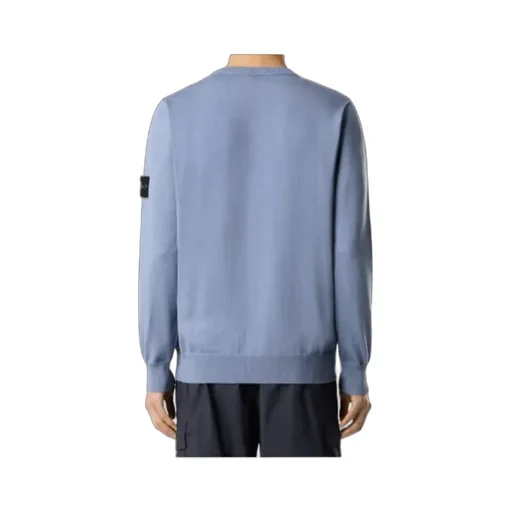 Stone Island Logo Detailed Crewneck Sweatshirt