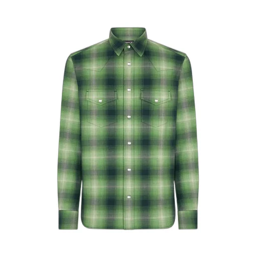 Checkered Long-Sleeved Shirt