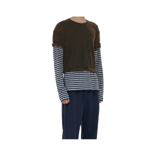 Layered Stripe Long-Sleeve T-Shirt