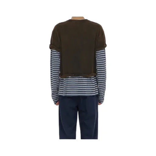 Layered Stripe Long-Sleeve T-Shirt