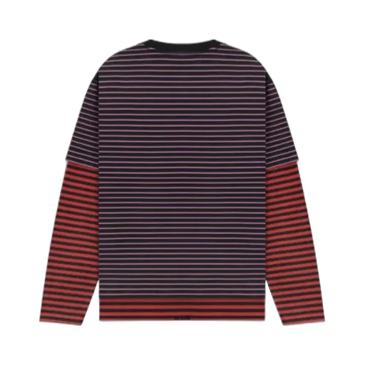 Layered Stripe Long-Sleeve T-Shirt
