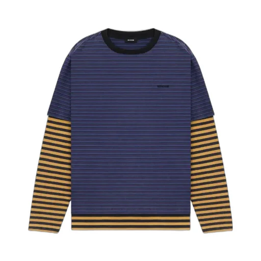 Layered Stripe Long-Sleeve T-Shirt
