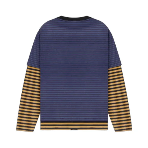 Layered Stripe Long-Sleeve T-Shirt