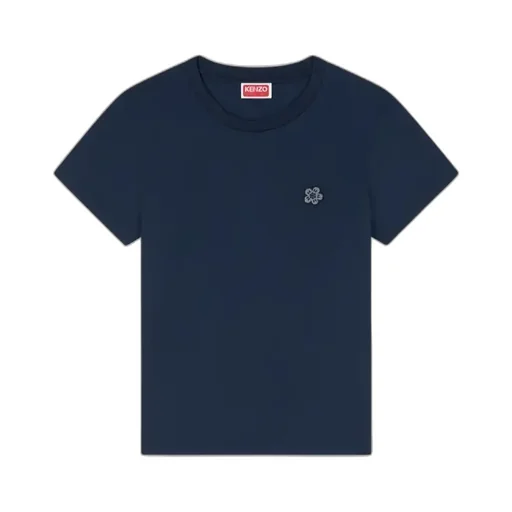 Embroidered T-Shirt In Cotton Boke Flower