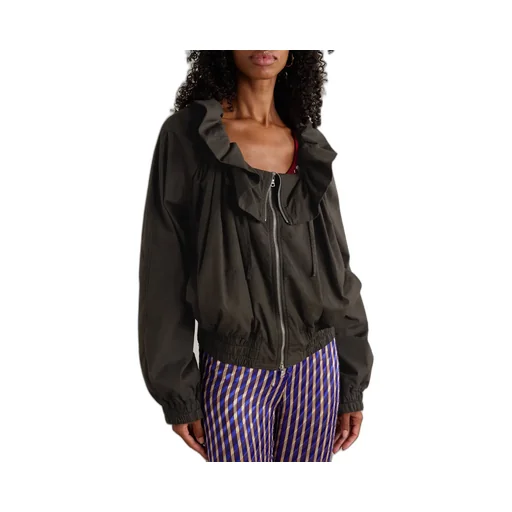 Ruffled Casual Jacket