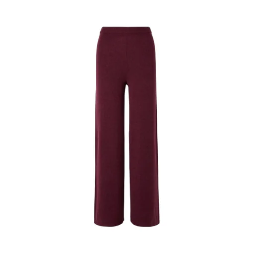 Juniper Cashmere Wide-Leg Casual Pants