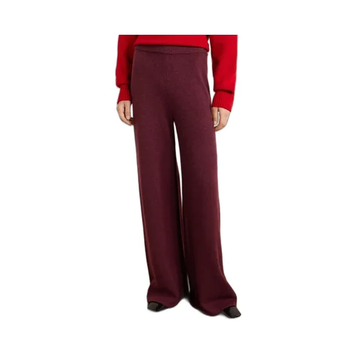 Juniper Cashmere Wide-Leg Casual Pants