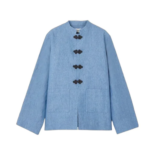 Mandarin Linen Jacket