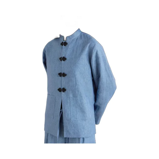 Mandarin Linen Jacket