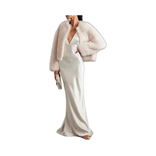 Elan Short Fur Coat