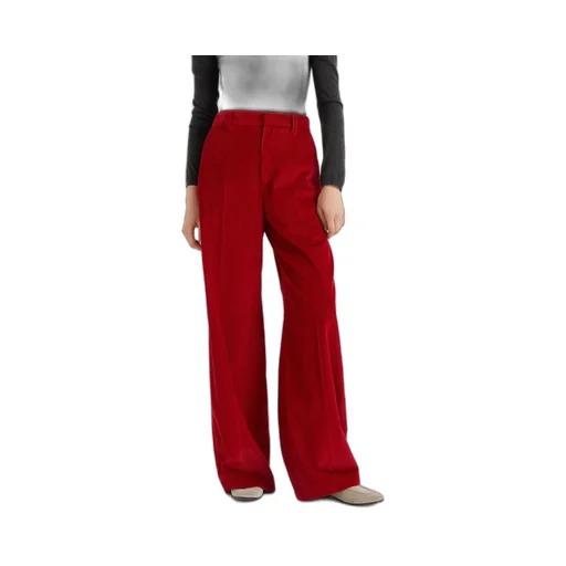 Corduroy Wide-Leg Trousers