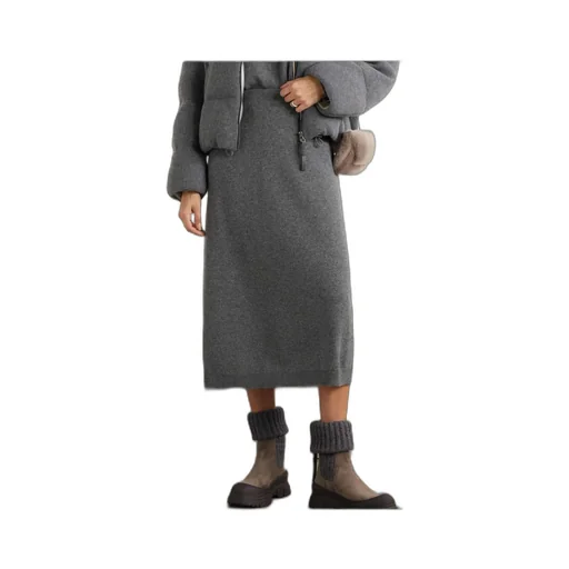 A-Line Mid-Length Skirt