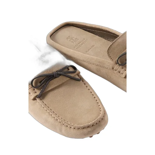 Beaded Upper Muller Shoes