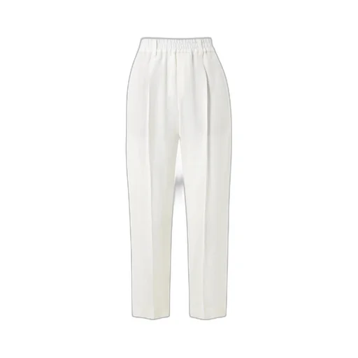 Pleated Conical Trousers