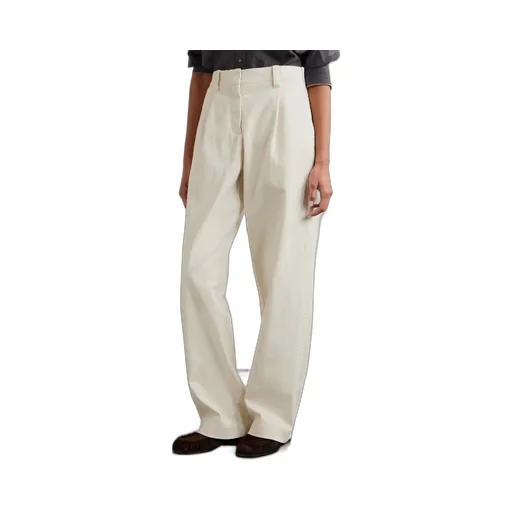 Pleated Wide-Leg Casual Pants