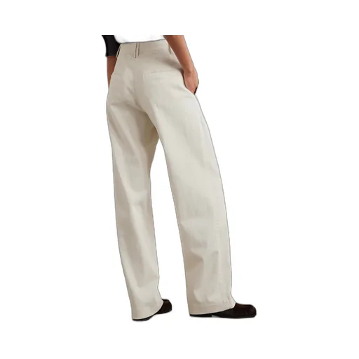 Pleated Wide-Leg Casual Pants