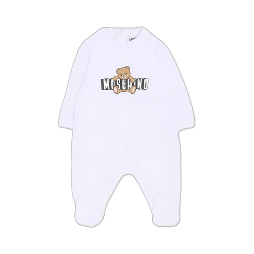 Moschino Kids Logo Printed Crewneck Tracksuit