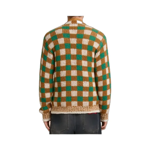 Marni Checkerboard Motif Cardigan