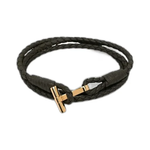 Braided T-Bar Bracelet