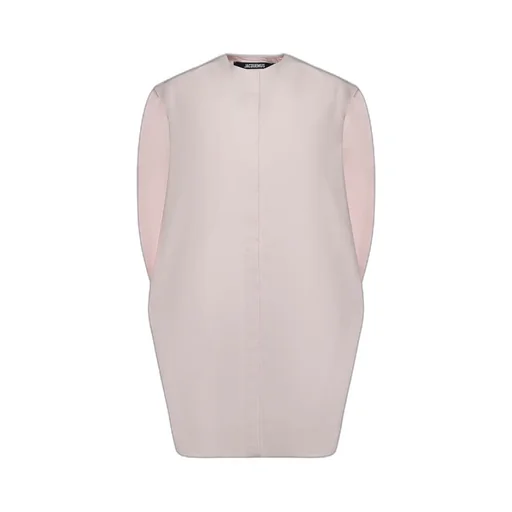 Jacquemus Ruched Detail Crewneck Dress