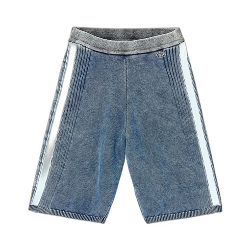 M-Esther Denim-Effect Shorts