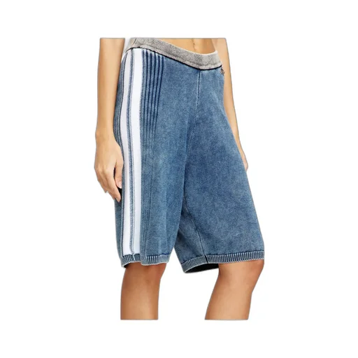 M-Esther Denim-Effect Shorts