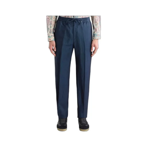 Etro Drawstring Tapered Leg Trousers