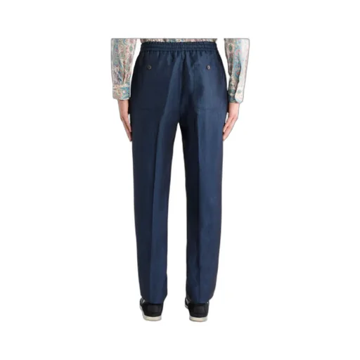 Etro Drawstring Tapered Leg Trousers