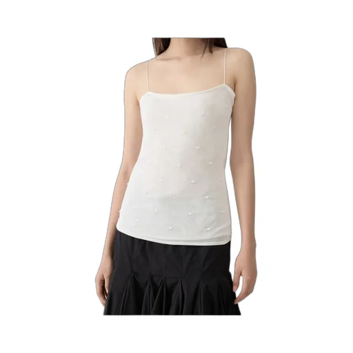 Jacquemus Draped Polka-Dot Motif Tank Top