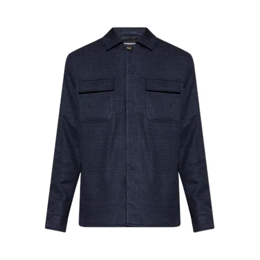 Eleventy Chest Pocket Long-Sleeved Shirt