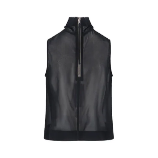Rick Owens High Neck Sleeveless Top