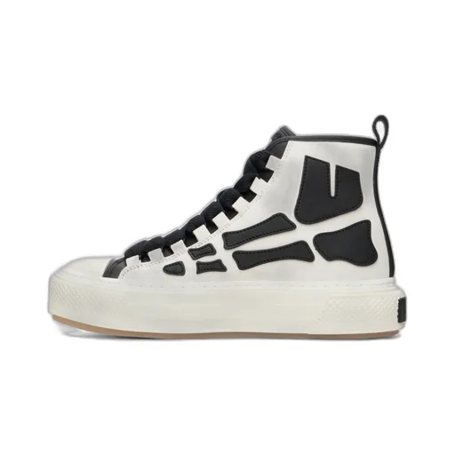 Lace-Up High-Top Casual Sneakers