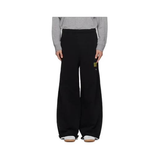 Mm6 Maison Margiela Logo Patch Straight-Leg Trousers