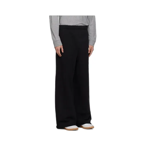Mm6 Maison Margiela Logo Patch Straight-Leg Trousers