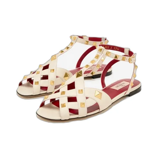 Round-Toed Flat Sandals