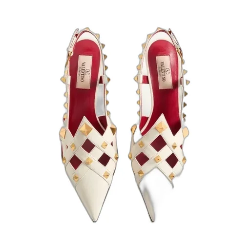 Pointed-Toe High-Heeled Sandals