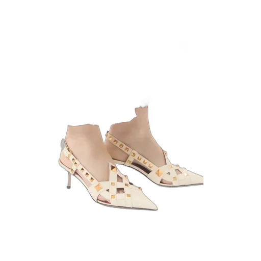 Pointed-Toe High-Heeled Sandals
