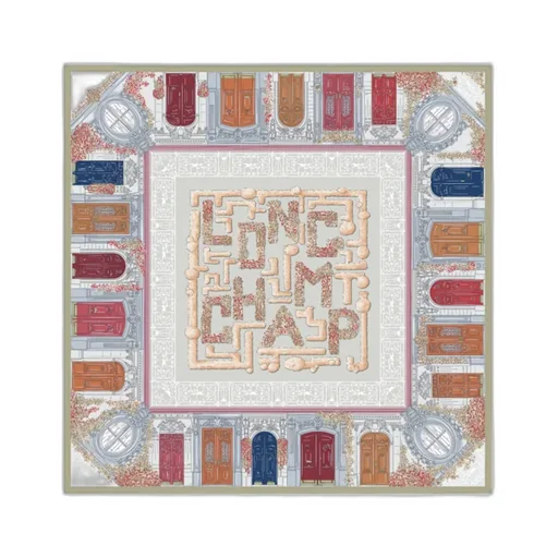 Longchamp Jardin Parisien Scarf