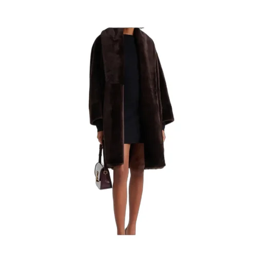 Juno Shearling Wrap Coat