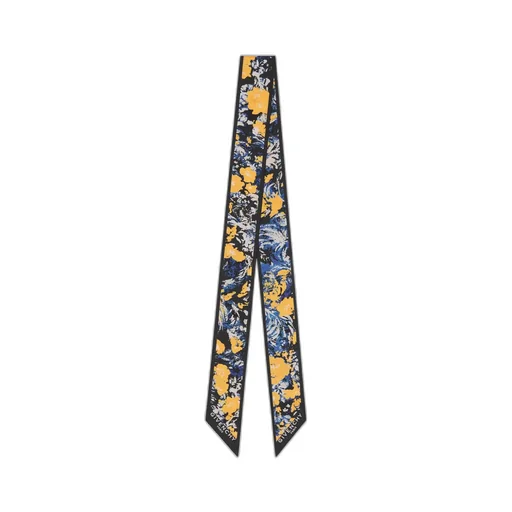 Bandeau In Silk With Floral Print