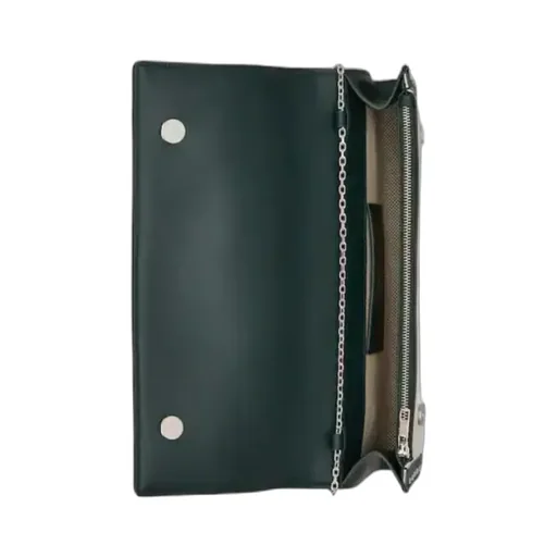 Belle Vivier Clutch In Leather