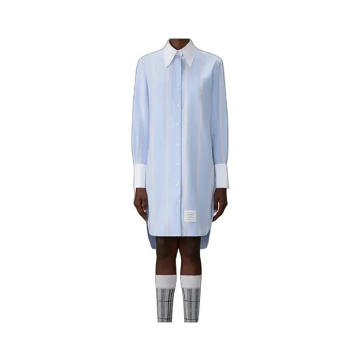 Collared Long-Sleeved Dress