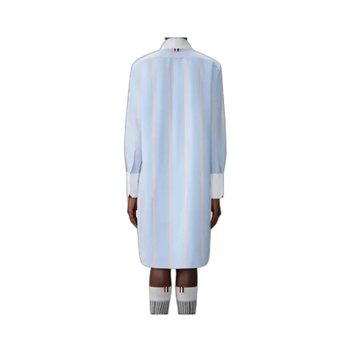 Collared Long-Sleeved Dress