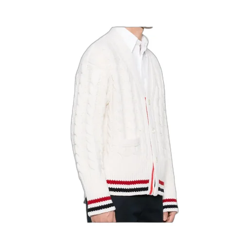 V-Neck Long-Sleeved Knitted Sweater