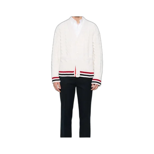 V-Neck Long-Sleeved Knitted Sweater
